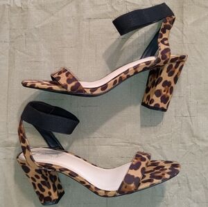 🆕Comfort EST. 1946 Leopard Print Fabric High Heels Women's Size 11